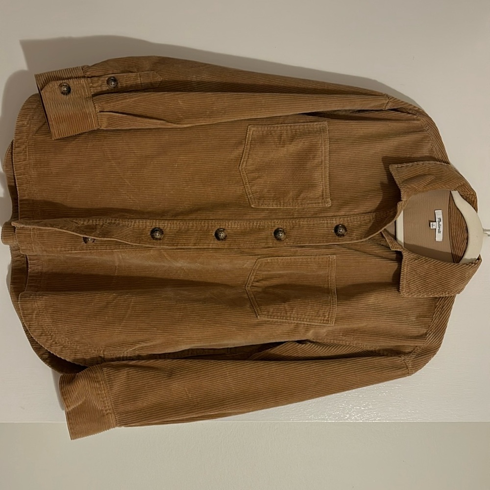 Madewell Corduroy Kentwood Oversized Shirt-Jacket